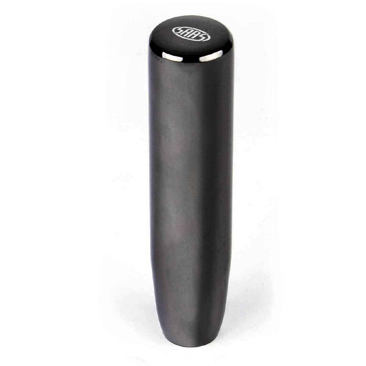 SAAS Billet Gear Knob Black Chrome Weighted 140mm