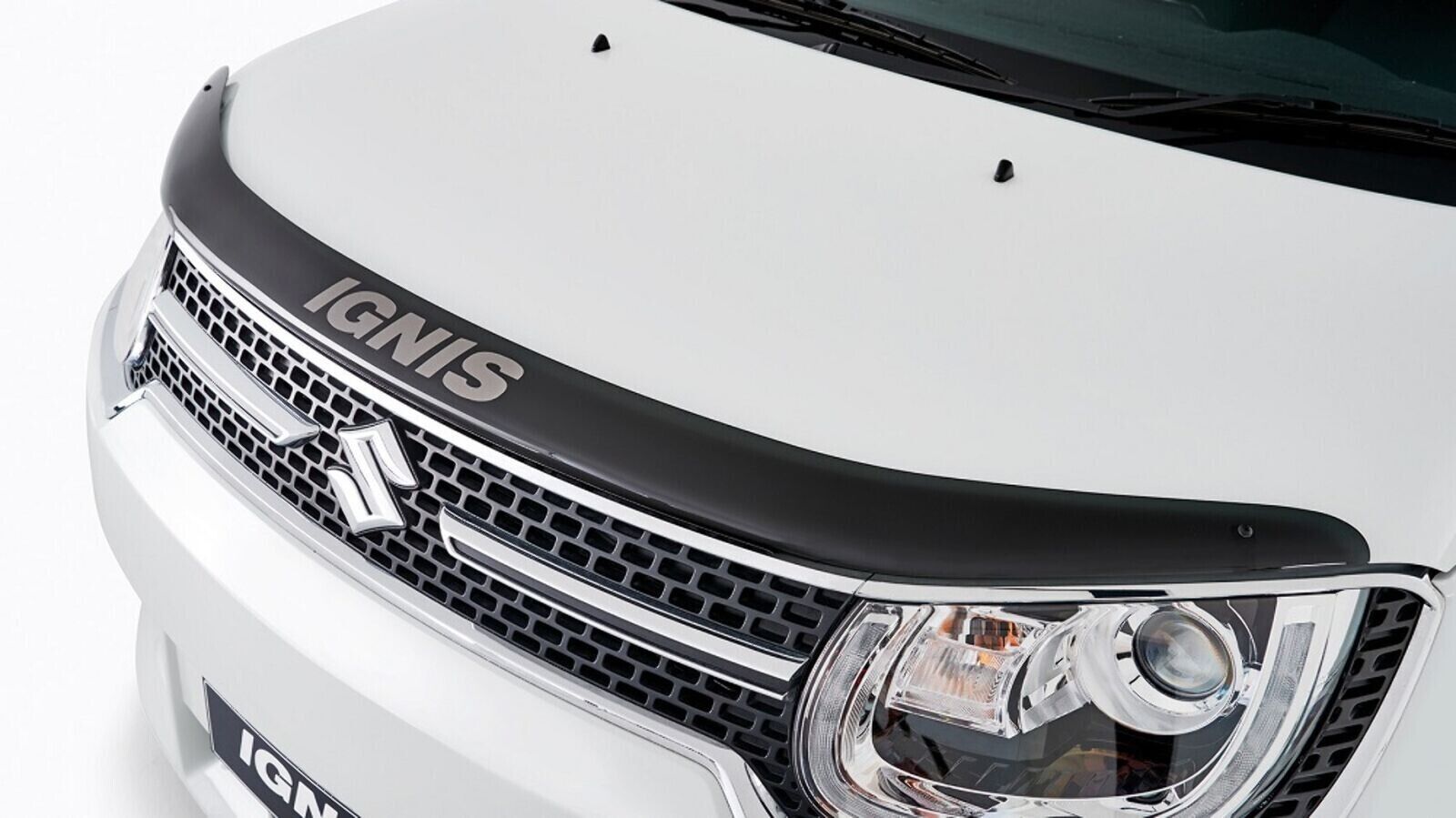 Genuine Suzuki Ignis Bonnet Protector With Ignis Logo - Smoked 2017 Onwards
