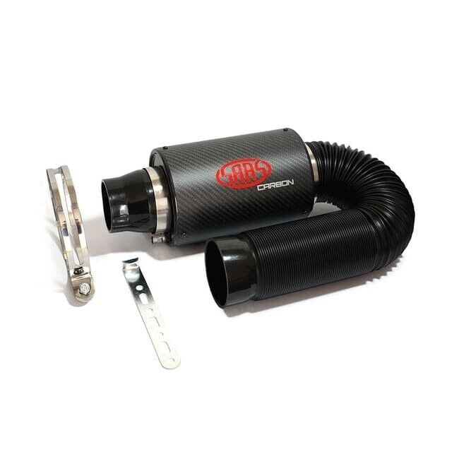SAAS Performance Matte Carbon Fibre Air Filter Universal Cold Air Intake 76mm