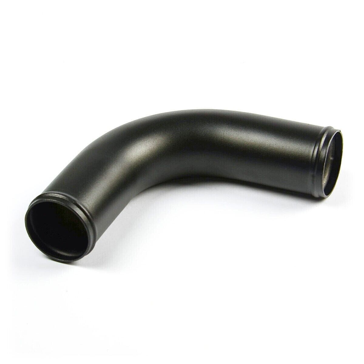 Genuine SAAS Aluminium Pipe Black Powder Coated 57mm Diameter x 90 Degree