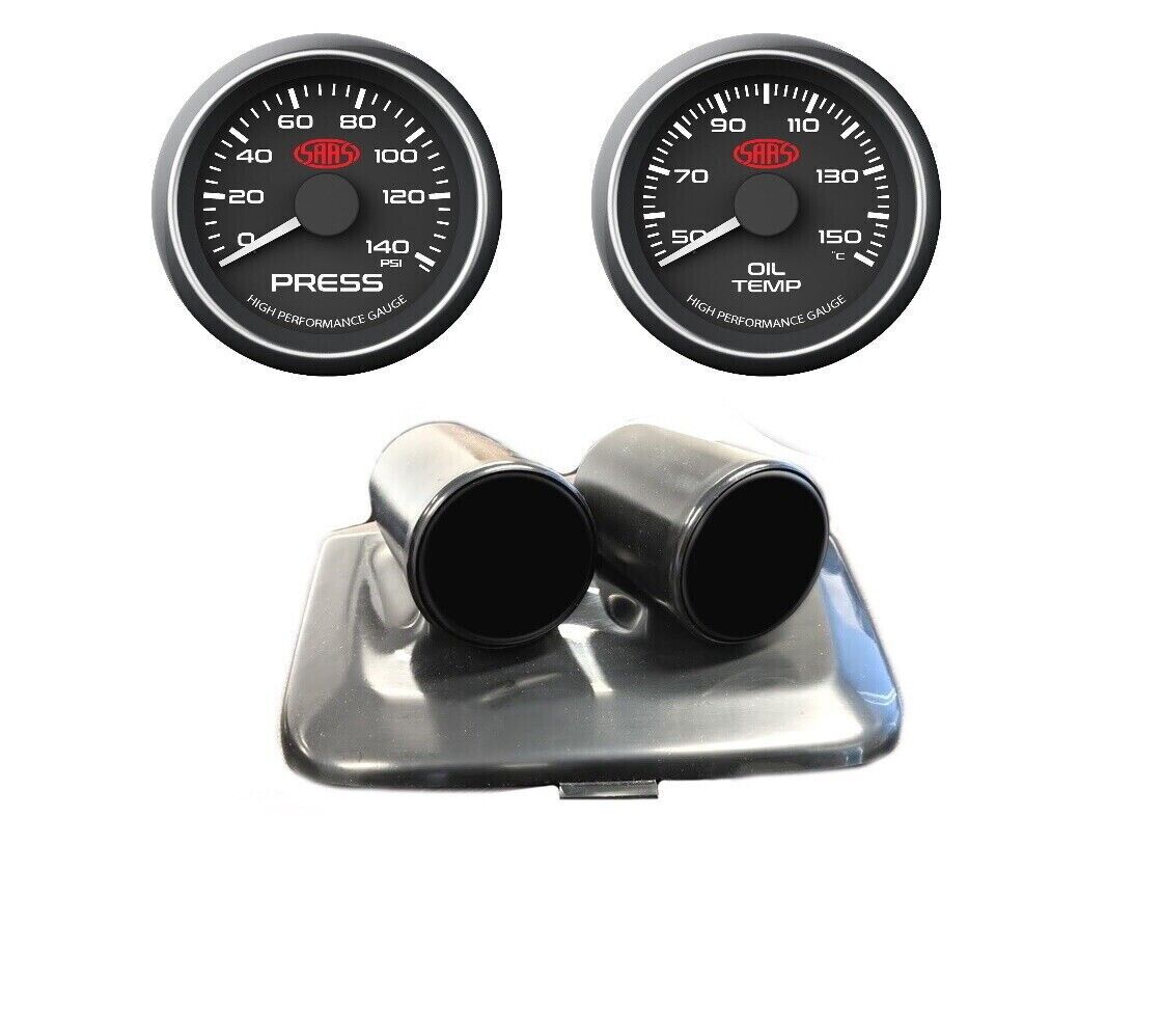 Gauge Dash Pod & Gauge Package for Holden VE Series 1/2 Oil Temp & Oil Pressure