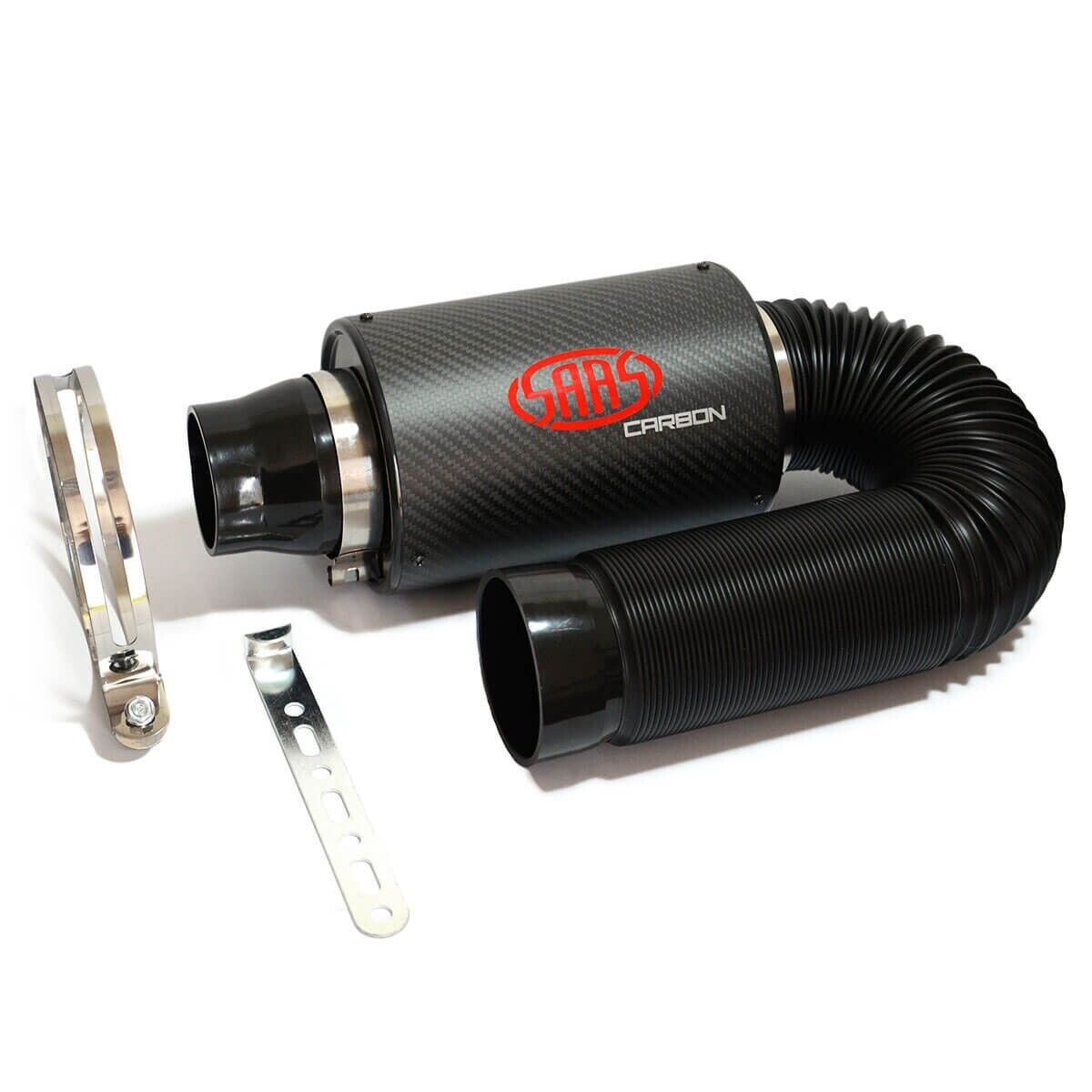 SAAS Performance Carbon Fibre Air Filter Universal Cold Air Intake 4WD Diesel