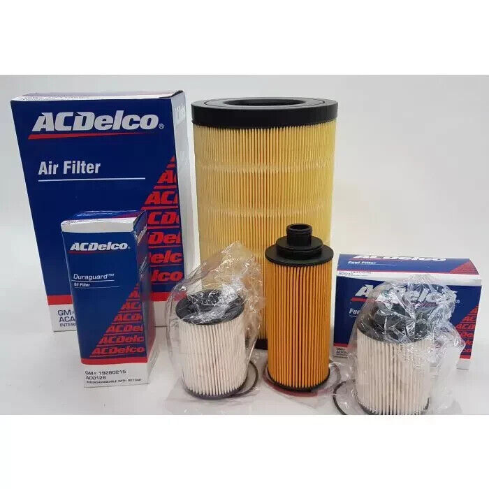 Genuine AC Delco Service Filter Kit Oil Air Fuel Cabin For RG Holden Colorado