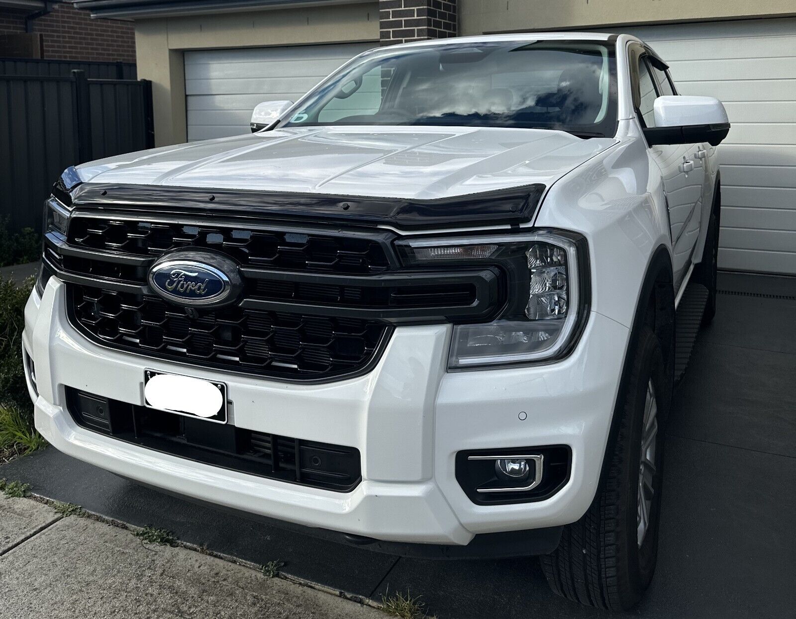 Genuine Next Gen Ford Ranger Tremor Smoked Bonnet Protector 2022- Onwards