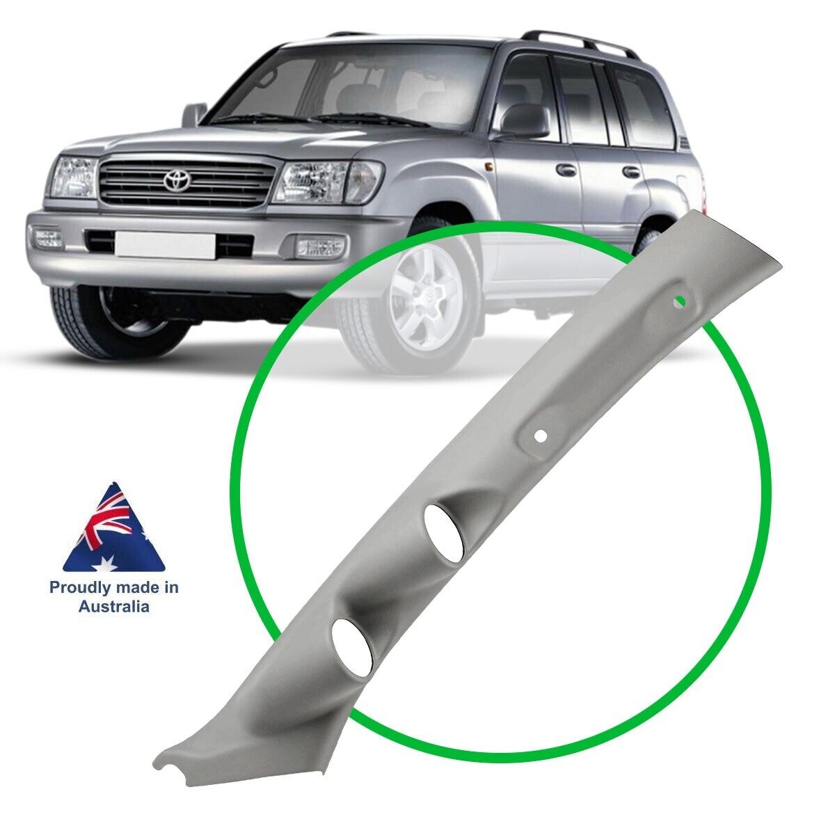 SAAS Gauge Pillar Pod For Toyota Landcruiser 1998 - 2007 100 Series Grey 1 Piece