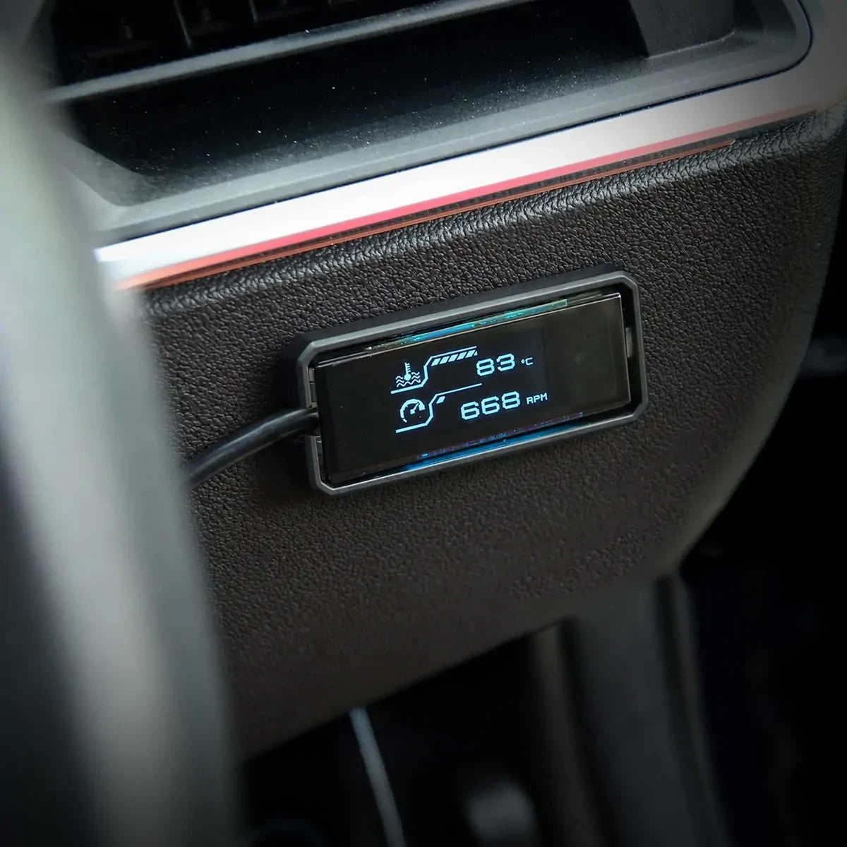 SAAS Compact OLED OBD2+ Gauge – Real-Time ECU Monitoring SDM10403