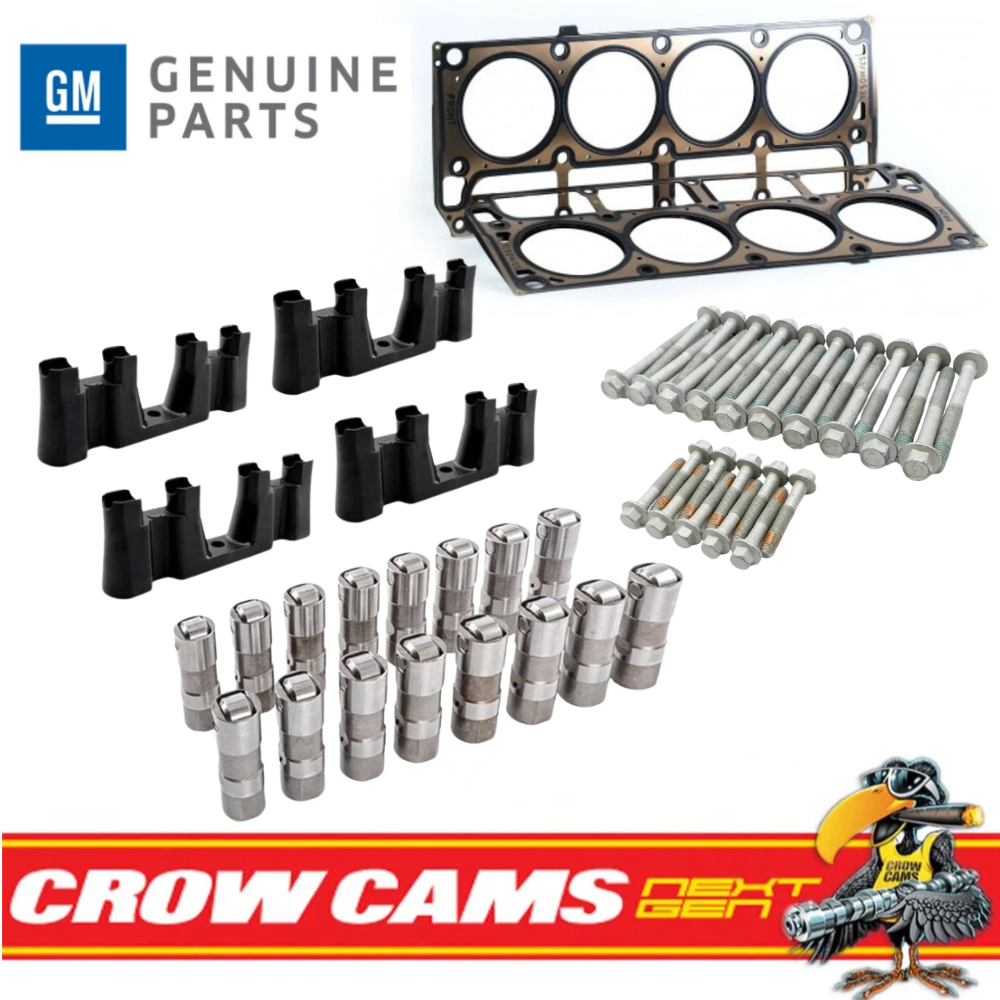 Genuine GM LS1 5.7L Head Gaskets Head Bolts (2 length) LS7 Lifters & Guides Kit0