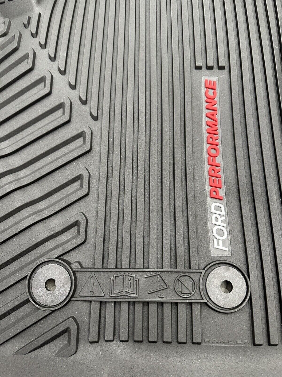 Genuine Ford Next-Gen Ranger Sport All Weather Performance Mat Set Front & Rear
