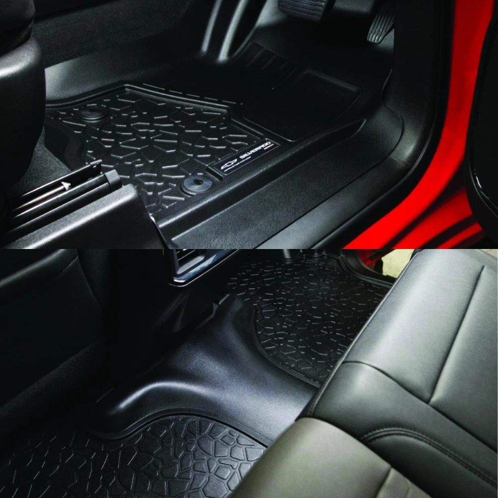 Genuine Chevrolet 2500 HD LTZ Front & Rear All Weather Floor Mats 2021 - On0