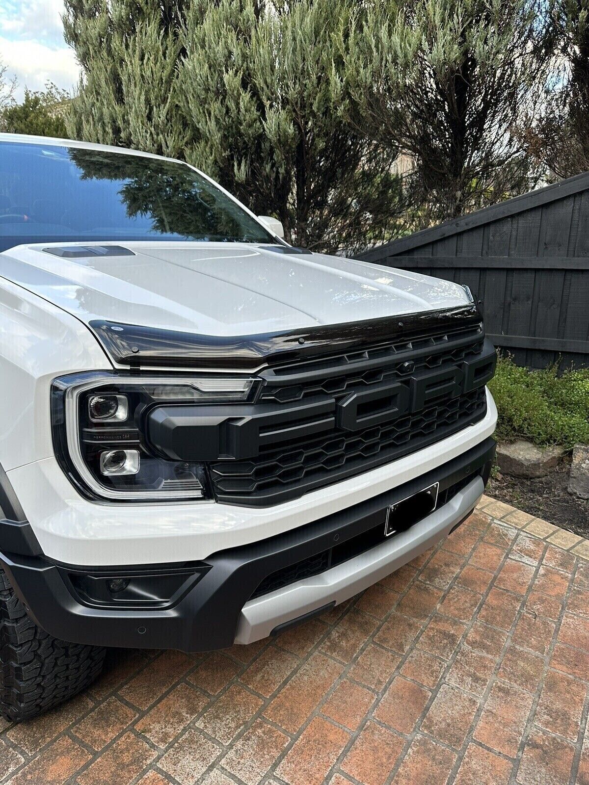 Genuine Next Gen Ford Ranger XL Slimline Weather Shields & Bonnet Protector