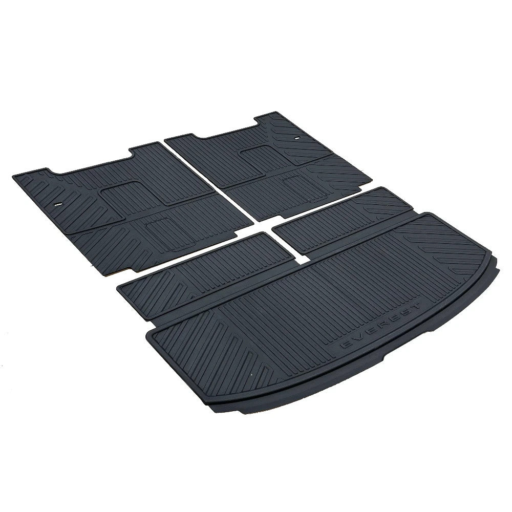 Genuine Ford Everest UB All Weather Floor Mats + 3 Piece Cargo Liner Package8