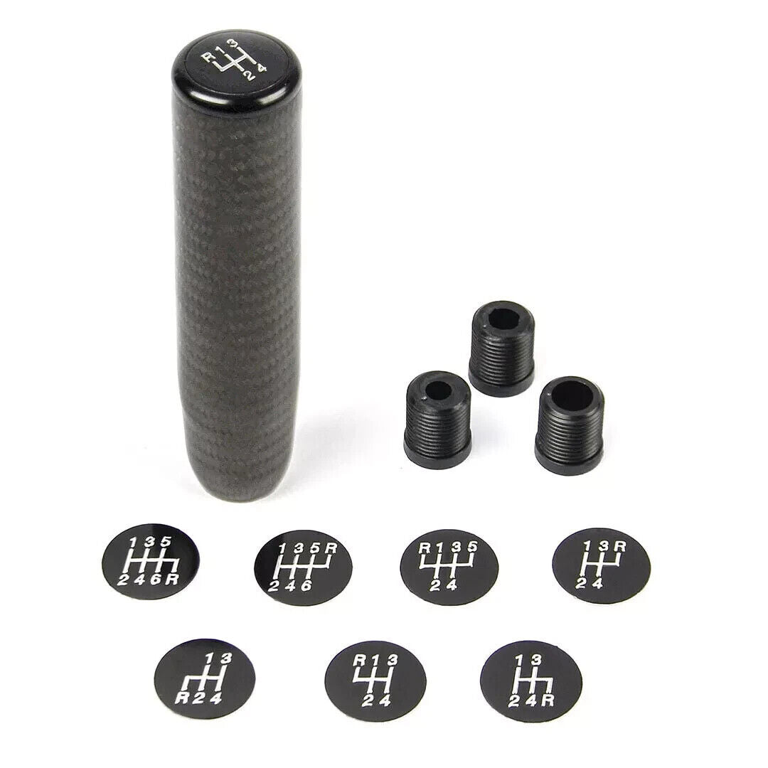 Genuine SAAS Carbon Fibre Gear Knob 140mm 8 Shift Patterns