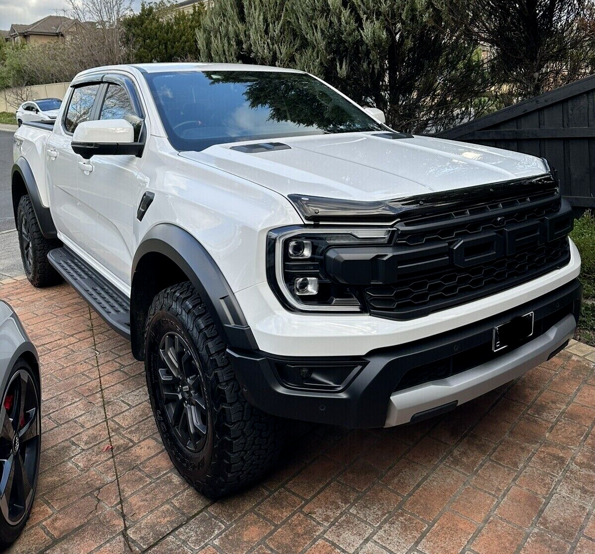 Genuine Next Gen Ford Ranger Tremor Smoked Bonnet Protector 2022- Onwards