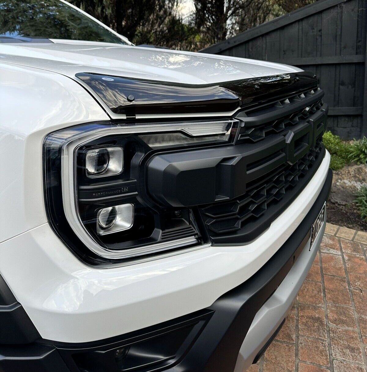 Genuine Next Gen Ford Ranger Tremor Smoked Bonnet Protector 2022- Onwards