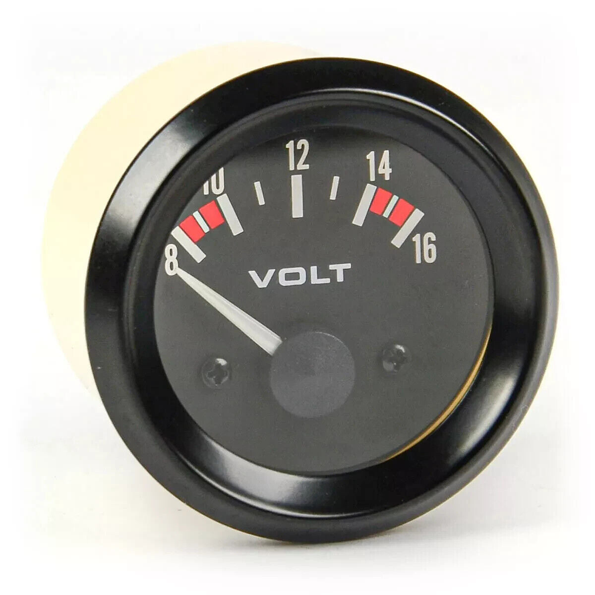 Genuine SAAS Volt Gauge Black Autoline 8V - 18V