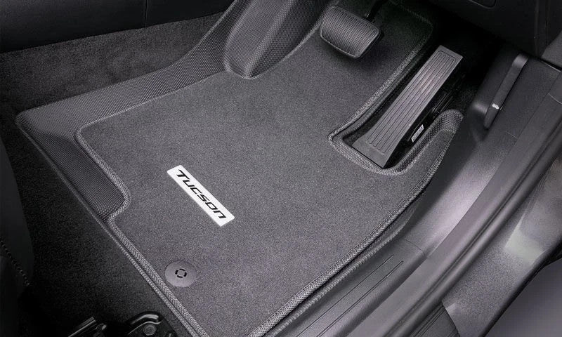 Genuine Hyundai Tucson All-In-One Mats Rubber & Carpet Set Of 4 MY2021 - Onwards0