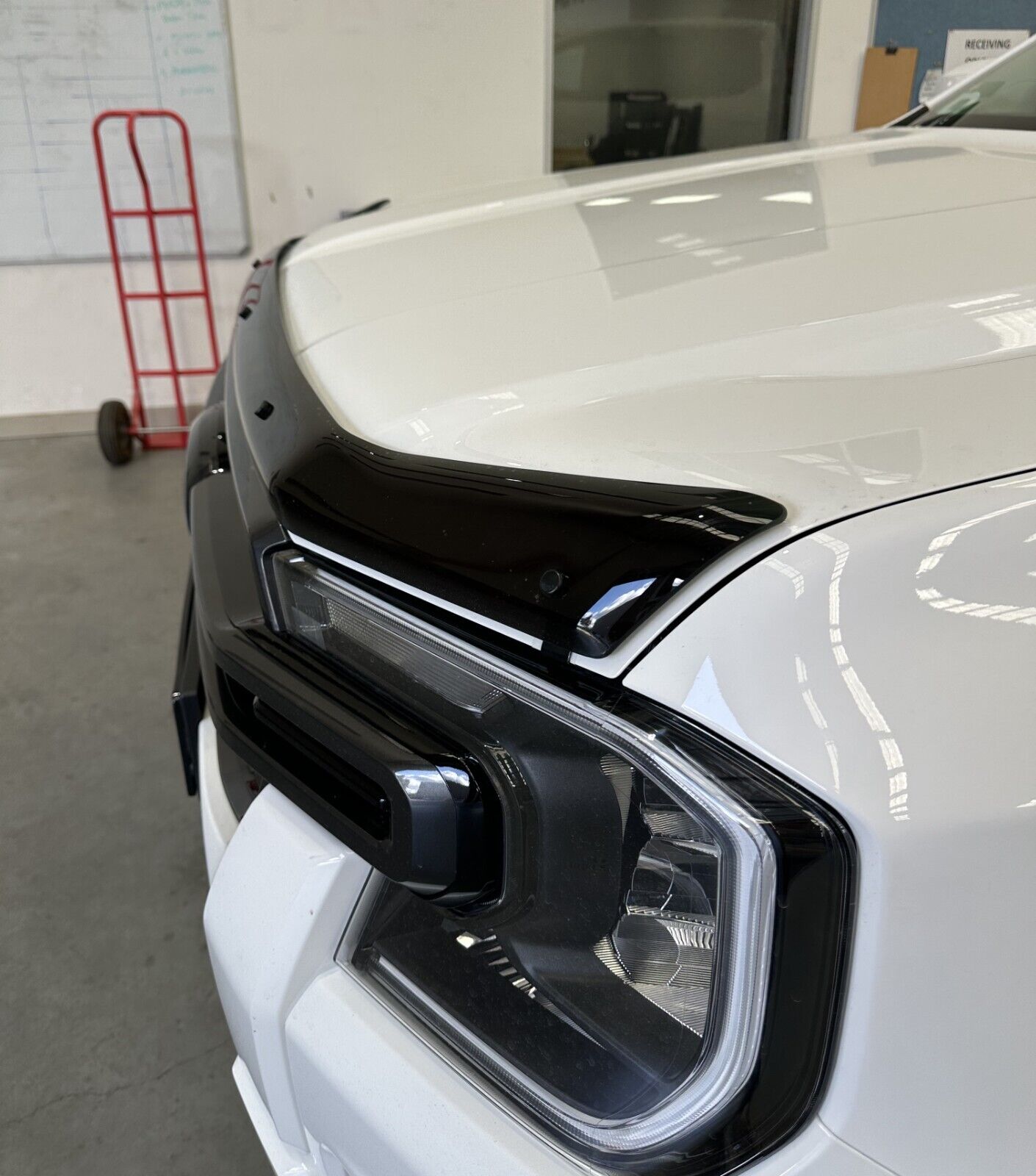 Genuine Next Gen Ford Ranger Black Edition Smoked Bonnet Protector 2022- Onwards