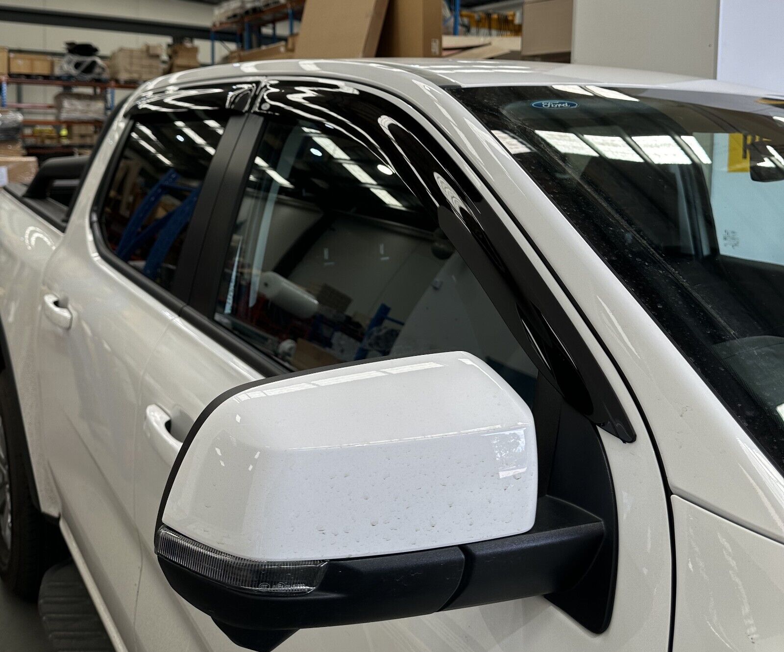 Genuine Next Gen Ford Ranger Tremor Tinted Slimline Weather Shields Set Of 4