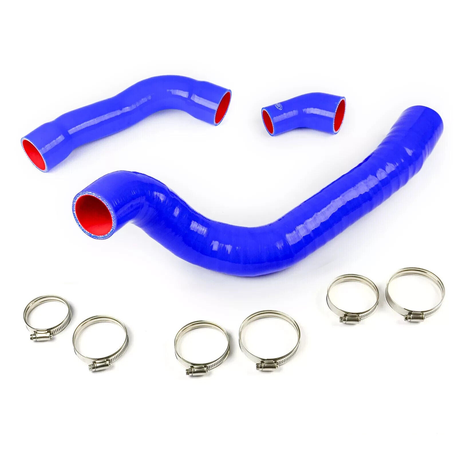 SAAS Silicone Intercooler 3 Pipe Kit for Ranger / BT50 2.2L 110kW Blue