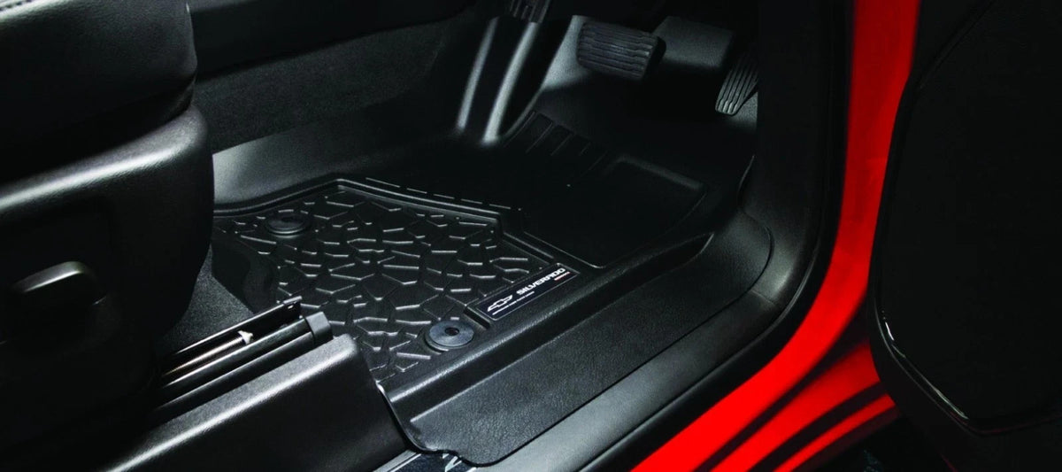 Genuine GMSV Chevrolet 1500 & 2500 Bedrock Front All Weather Floor Mats 2021-On1