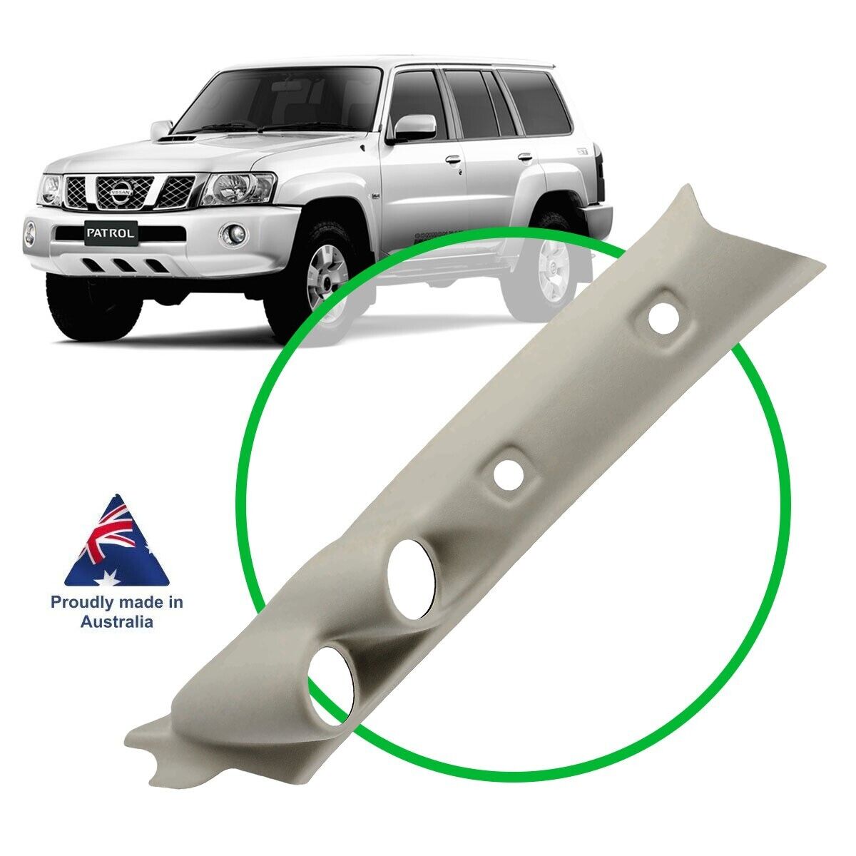 SAAS Gauge Pillar Pod For Nissan Patrol GU 1997 - 2016 G Code Painted