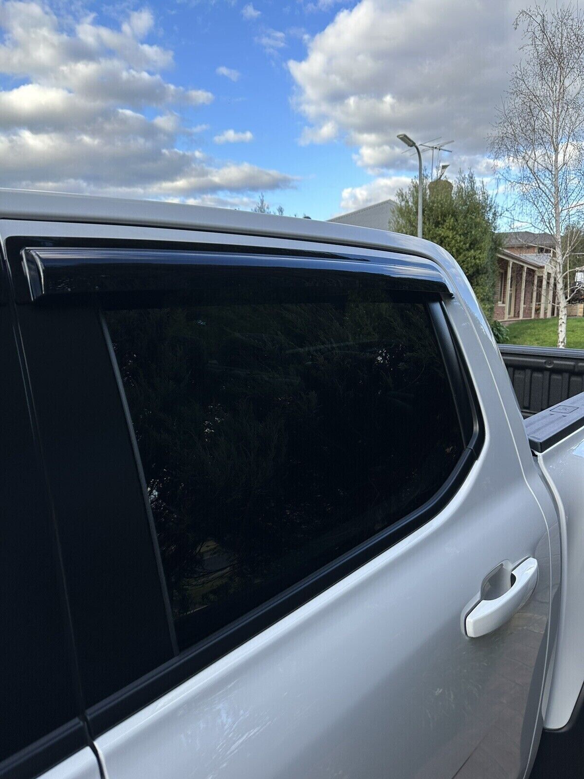 Genuine Next Gen Ford Ranger Platinum Tinted Slimline Weather Shields Set Of 4