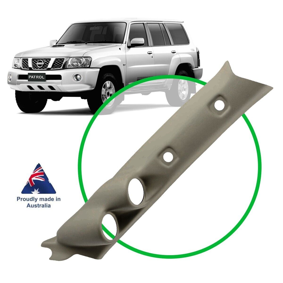 SAAS Gauge Pillar Pod For Nissan Patrol GU 1997 - 2016 K Code Painted