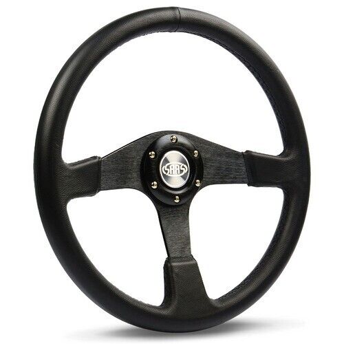 SAAS 4X4 Leather 15" Steering Wheel & Boss Kit For Nissan Patrol MQ 1980 - 1985