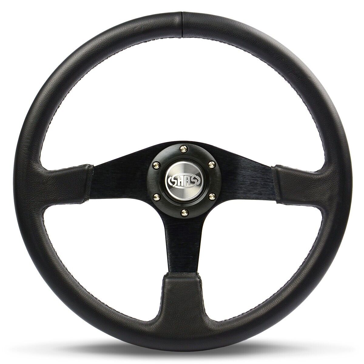 SAAS 4X4 Leather 15" Steering Wheel & Boss Kit For Nissan Patrol MQ 1980 - 1985