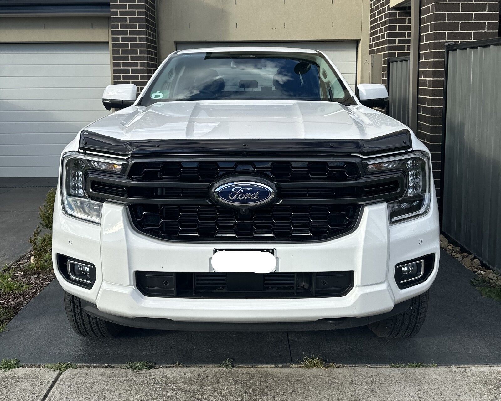 Genuine Next Gen Ford Ranger Tremor Slimline Weather Shields & Bonnet Protector