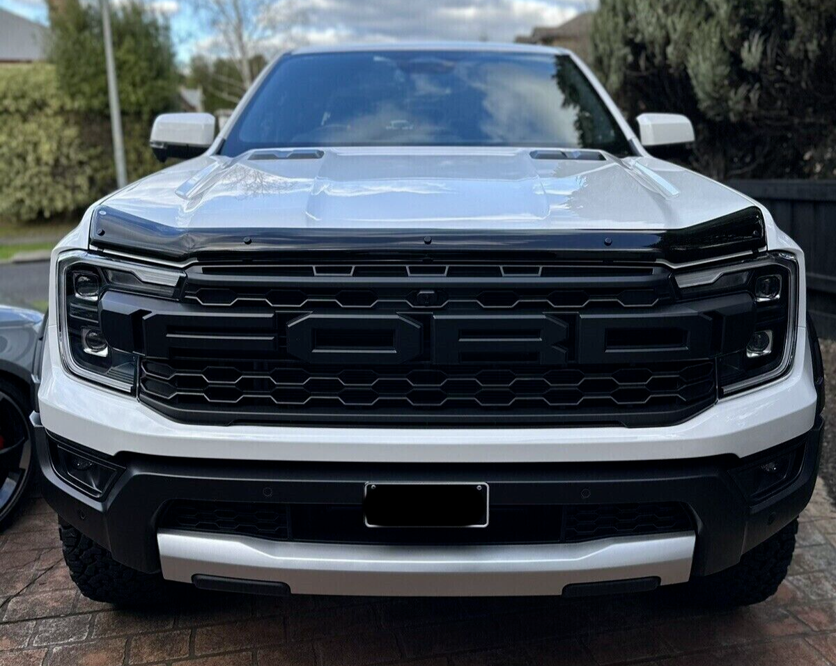 Genuine Next Gen Ford Ranger Tremor Smoked Bonnet Protector 2022- Onwards