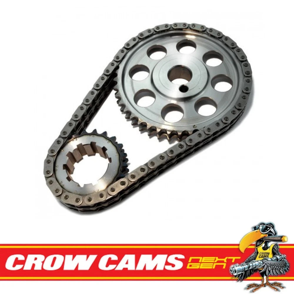 Crow Cams Roller Rockers + Retainers + Timing Chain Set For Ford Windsor V8 EFI3