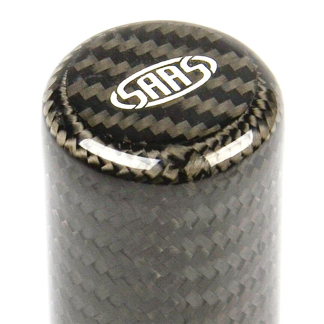 Genuine SAAS Carbon Fibre Gear Knob Weighted 140mm