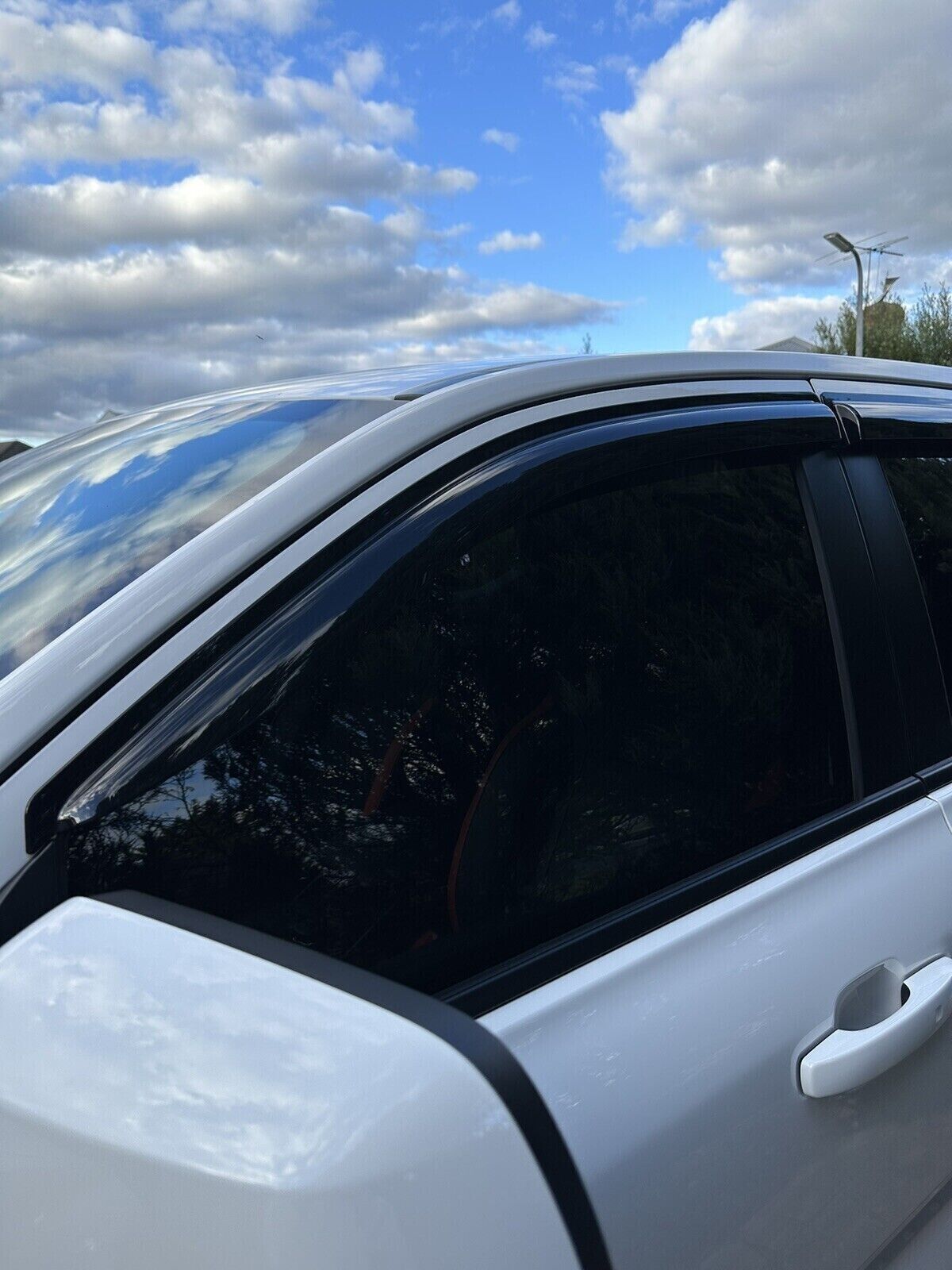 Genuine Next Gen Ford Ranger Platinum Tinted Slimline Weather Shields Set Of 4