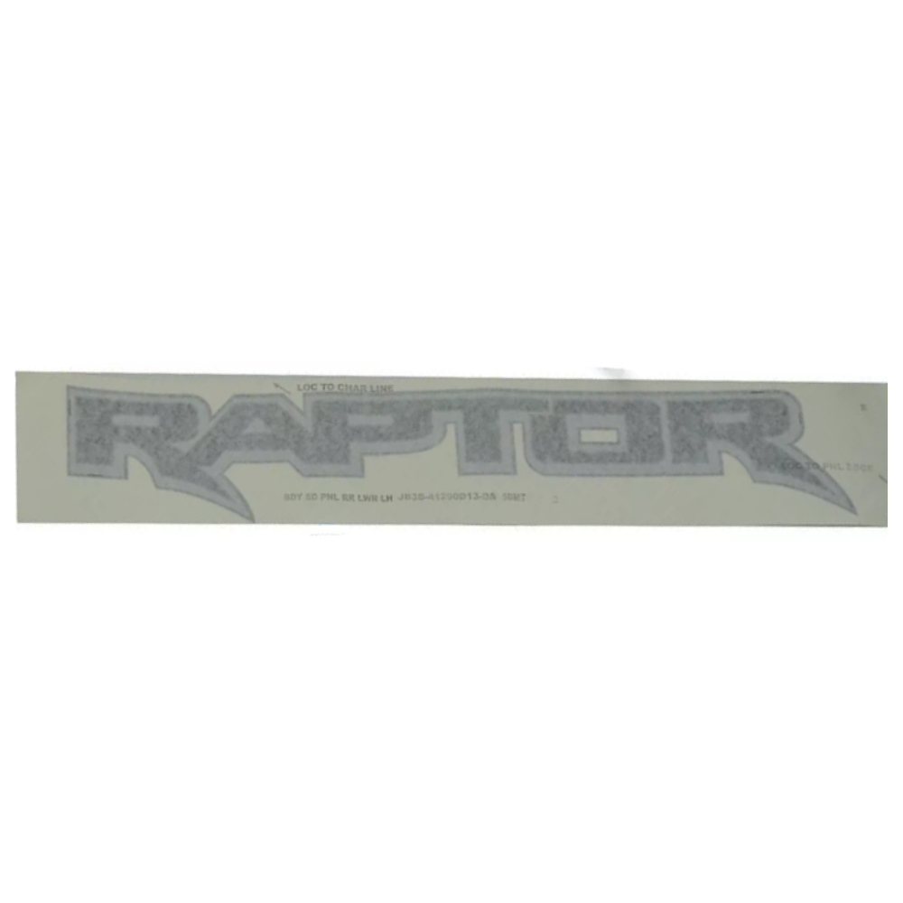 Genuine Ford Ranger Raptor Next Gen "RAPTOR" Decal Sticker x1 LH  2022-Onwards