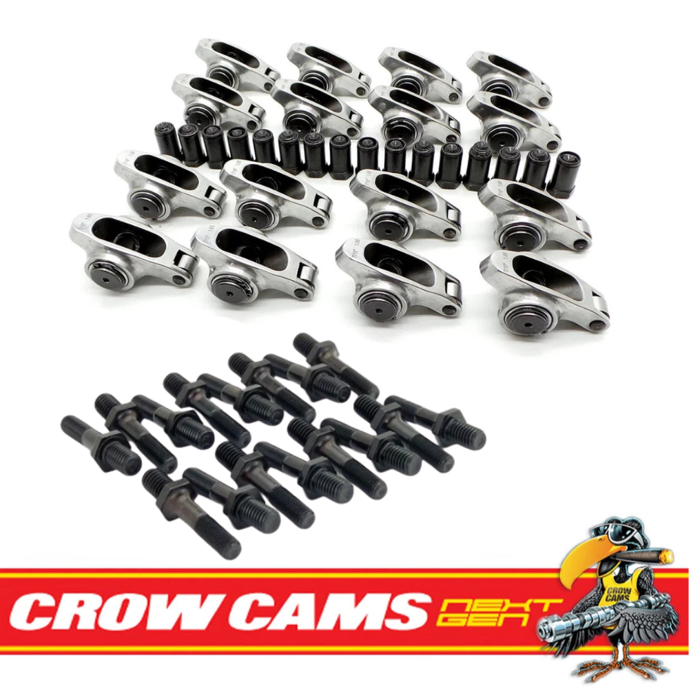 Crow Cams Roller Rockers & Studs Kit 7/16" 1.65:1 For Holden 253 308 V8 & 304 VN0