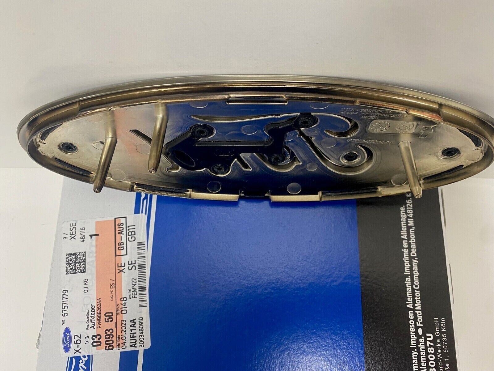 Genuine Ford Next Gen Ranger Front Black Ford Oval Badge Sport/Wildtrak 2022-On