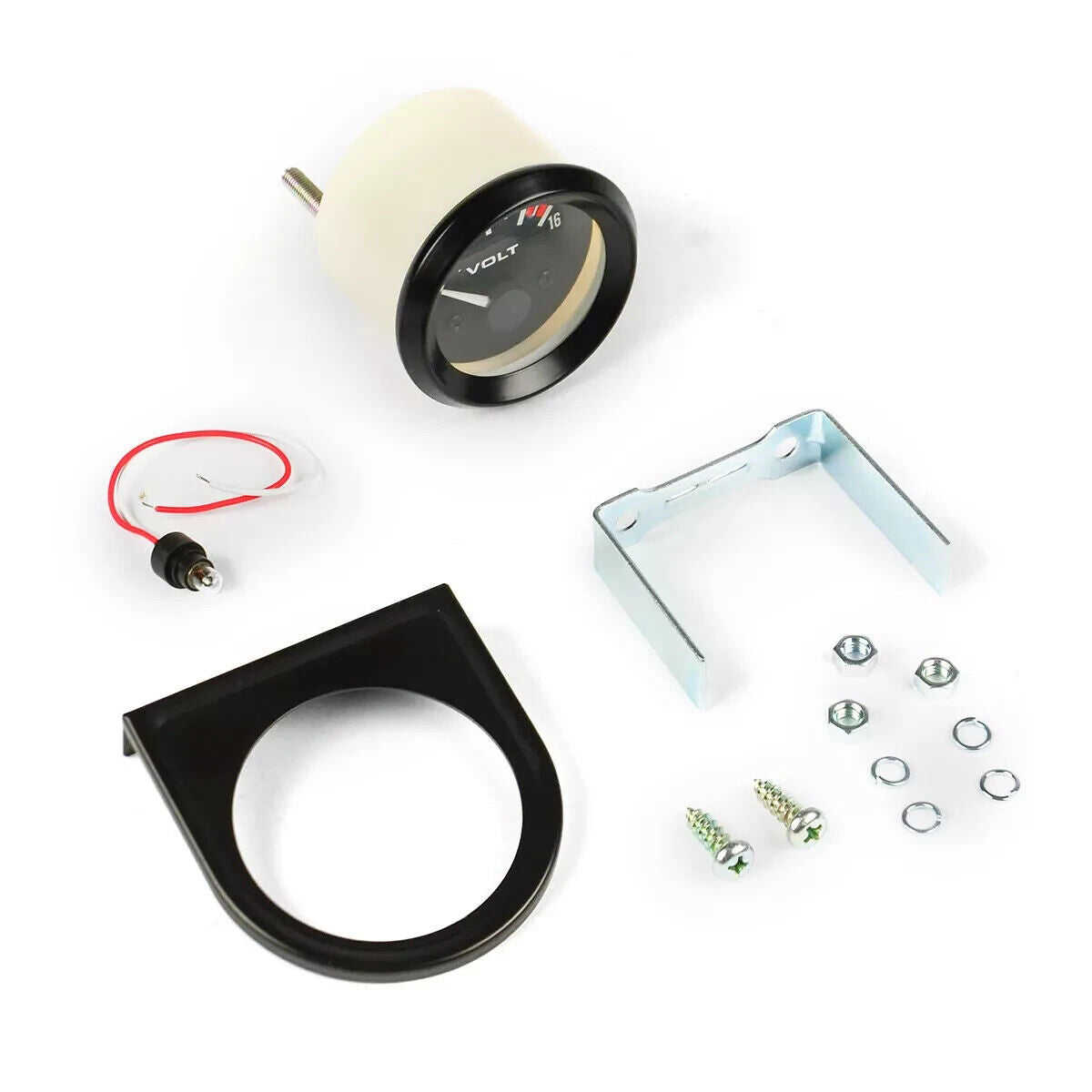 Genuine SAAS Volt Gauge Black Autoline 8V - 18V