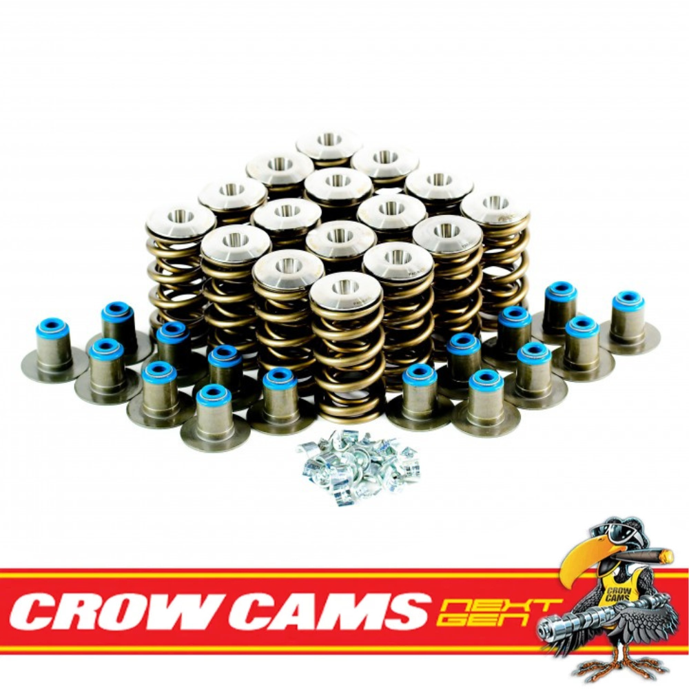 Crow Cams Dual Valve Spring Set Titanium Retainers For Holden HSV LS1 V8 5.7L0