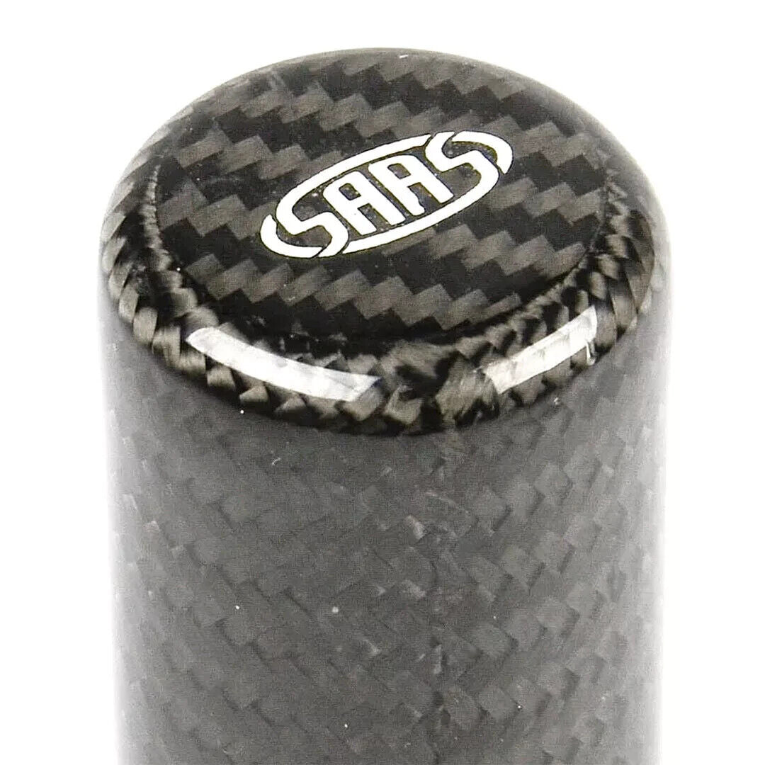 Genuine SAAS Carbon Fibre Gear Knob Weighted 90mm
