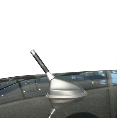 Antenna / Aerial Stubby Bee Sting for Ford Kuga - Silver Carbon