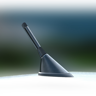 Antenna / Aerial Stubby Bee Sting for Saab 93 Convertable - Black Carbon