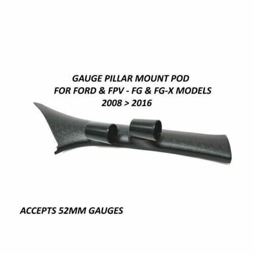 SAAS Pillar Pod Gauge Package for Ford FPV FG FG-X Turbo Boost & Oil Pressure