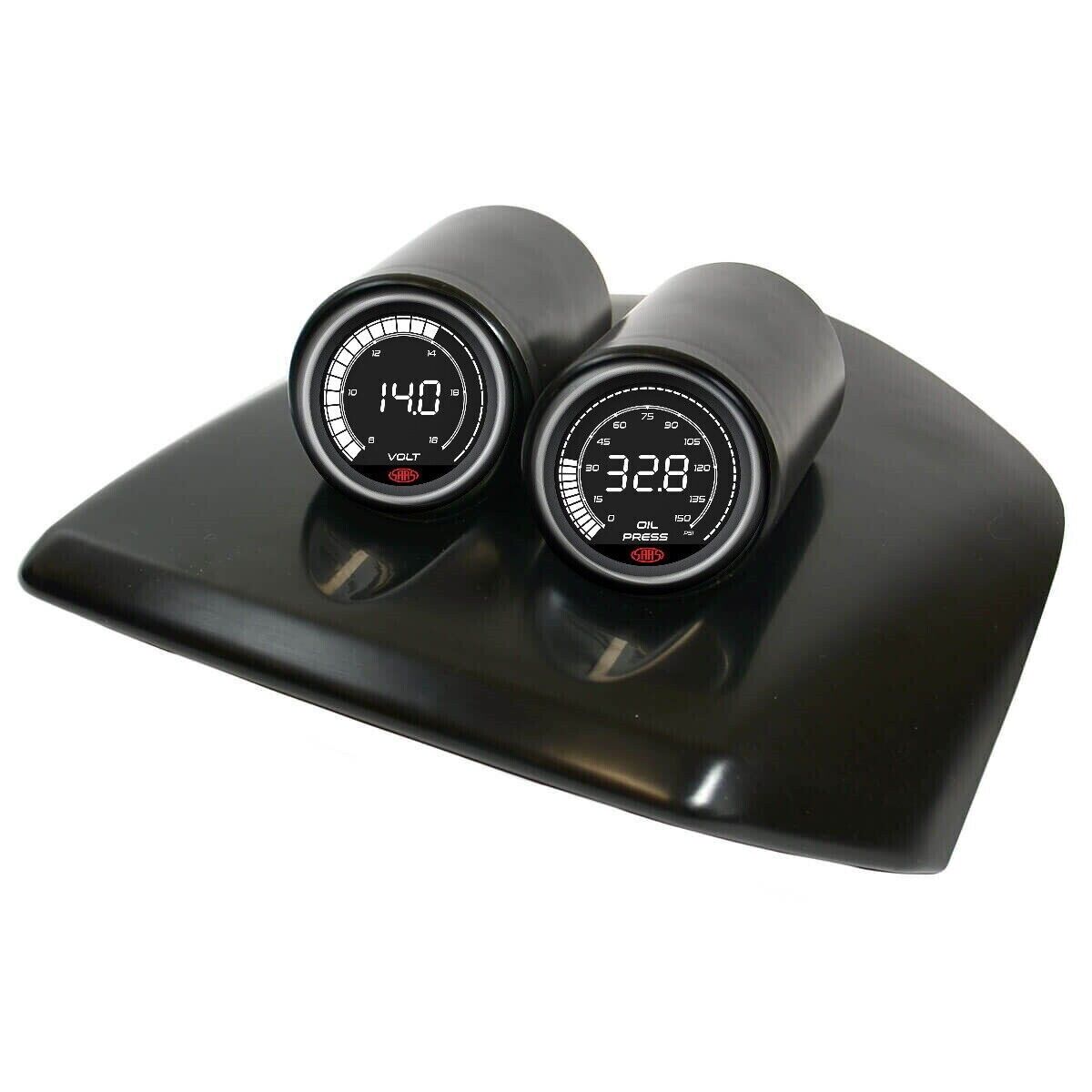 SAAS Gauge Dash Pod Volts & Oil Pressure Gauges for FG FG-X Falcon XR6 XR8 FPV