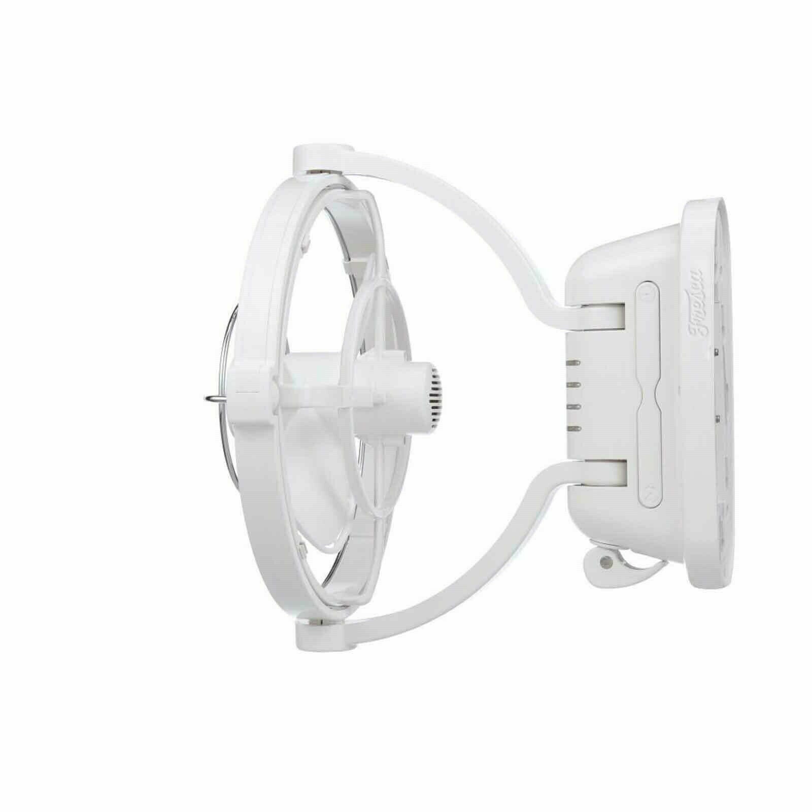 Fresca Fan 12v Or 24v Volt White Fresca AC Ultra Quiet 360° Directional Airflow