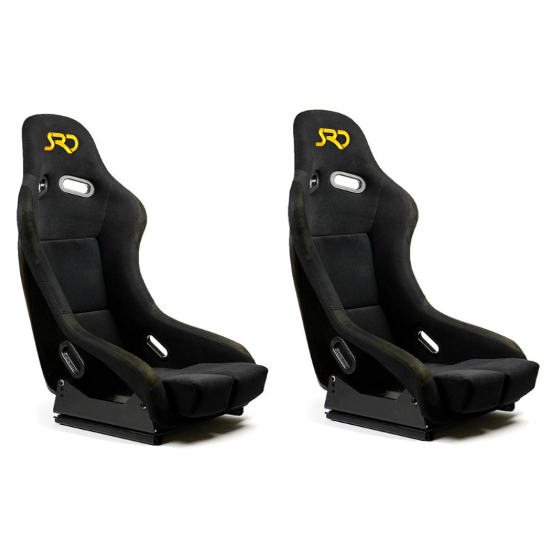 SAAS SRD Seats (2) With Sliders SR2 Club Fixed Back