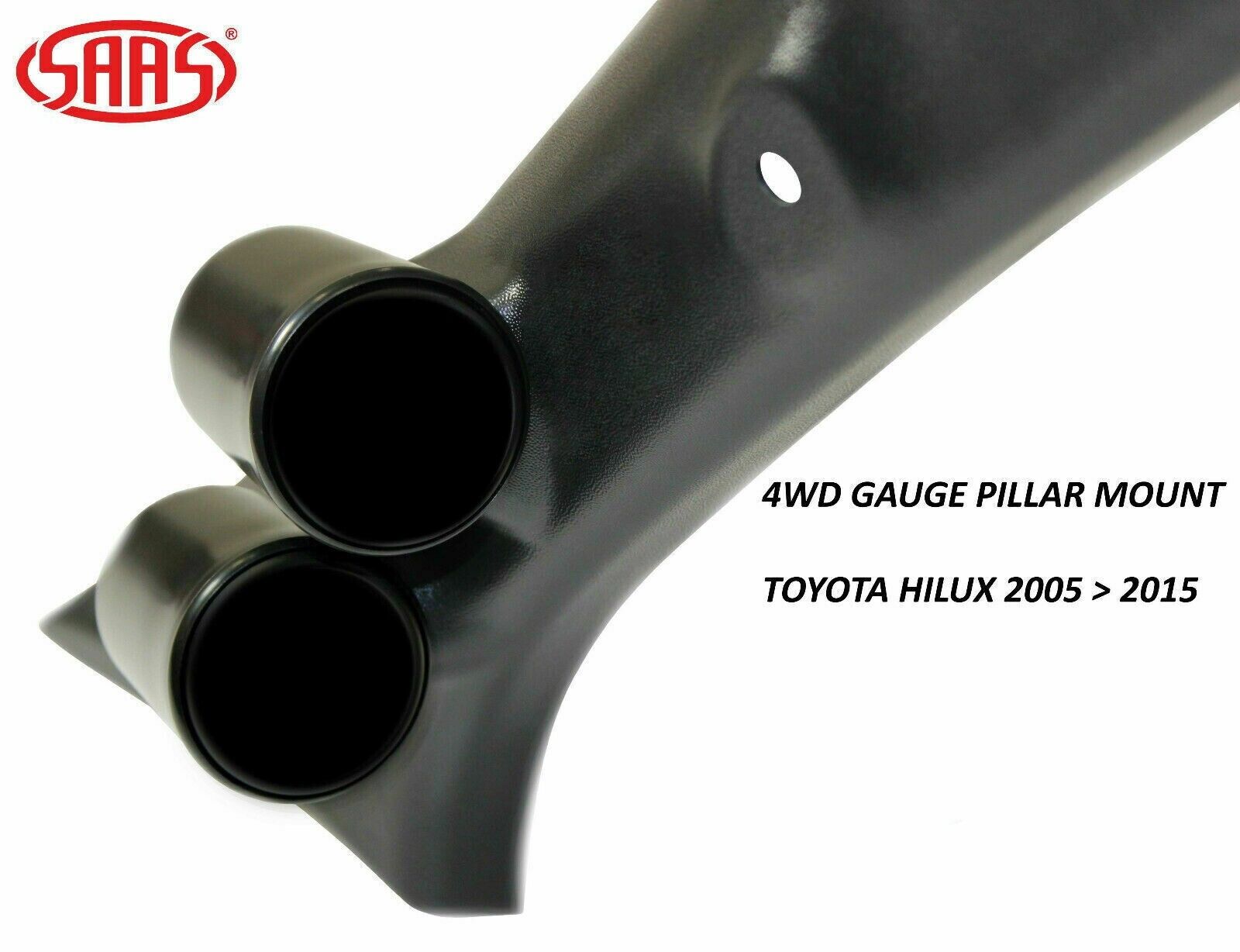 SAAS Pillar Pod / Gauge Package for Toyota Hilux 2005>2015 Boost & EGT Gauges