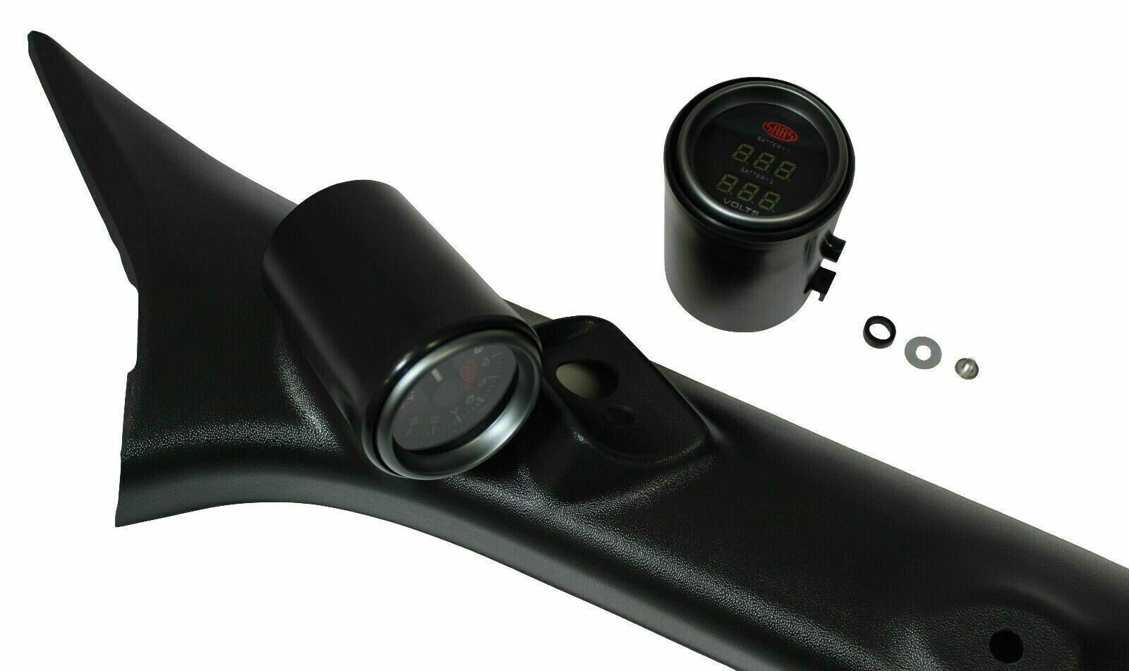 SAAS Pillar Pod / Gauge Package for Toyota Hilux 2005>2015 Boost & EGT Gauges