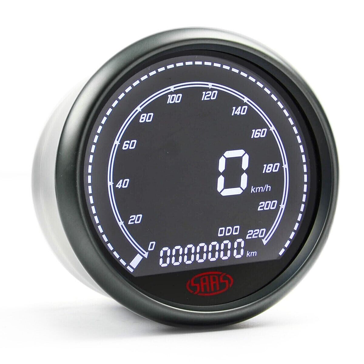 Genuine SAAS SG41263 Speedometer 0 - 220 Kph 3 1/2 In dash 80mm Digital Series