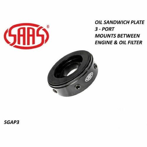 SAAS SGAP3 SFF112 Oil Adaptor Sandwich Plate F/Oil Temp Press for Z416 Z149 Z186